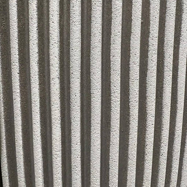 Capi Vaso elegante Groove 34x46 cm cor marfim