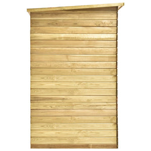 Casa/abrigo 232x110x170 cm madeira de pinheiro impregnada