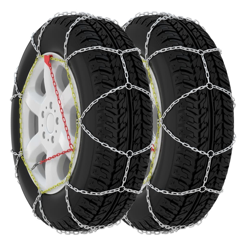 Correntes de neve para pneus de carros 2 pcs 9 mm KN130
