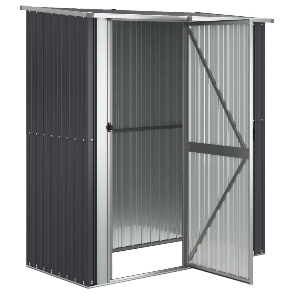 Abrigo de jardim 180,5x97x209,5 cm aço galvanizado antracite