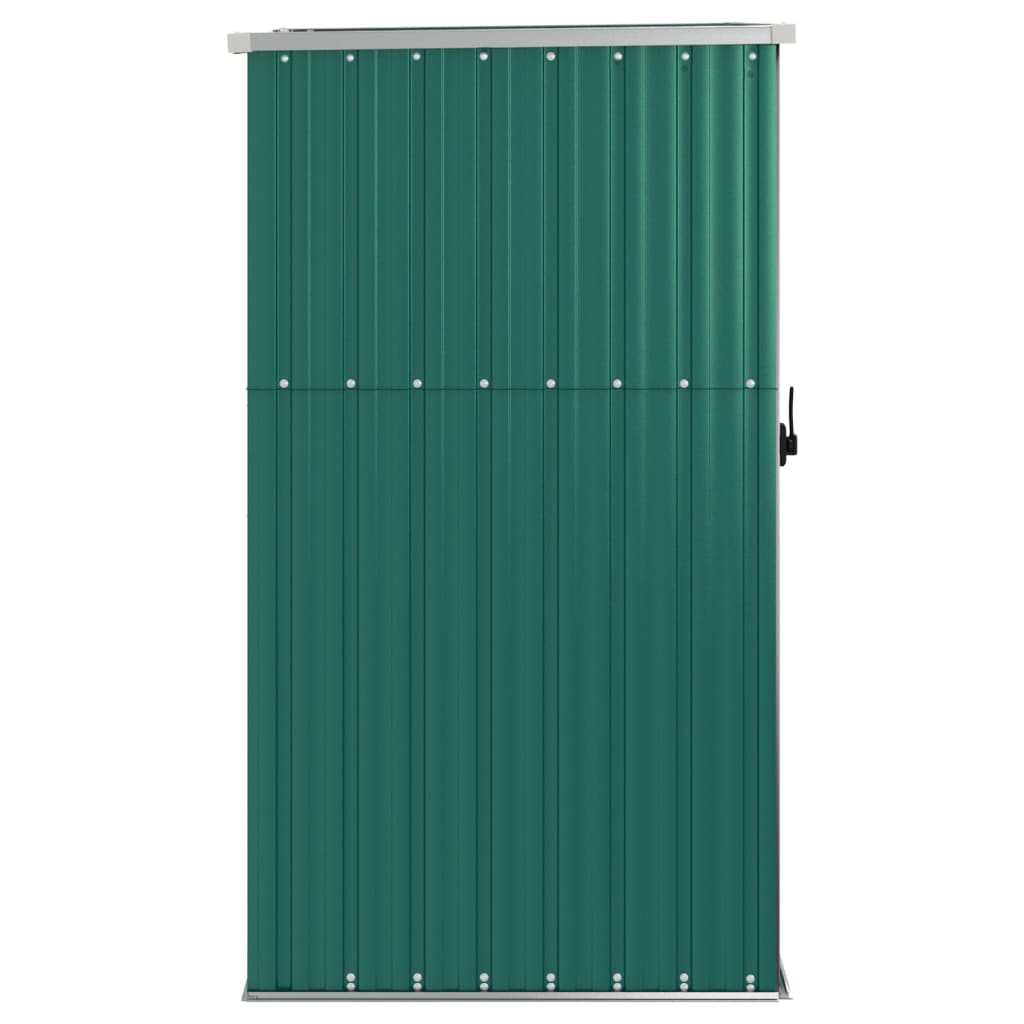 Abrigo p/ ferramentas jardim 88x89x161cm aço galvanizado verde