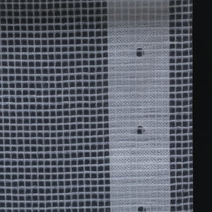Lonas em tecido imitação de gaze 2 pcs 260 g/m² 2x2 m branco