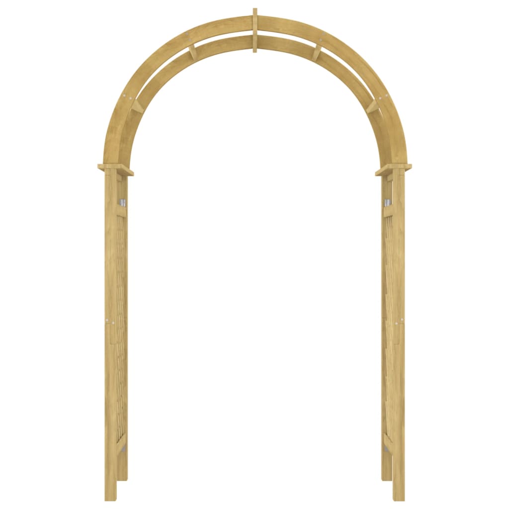 Arco com treliça 141x97x243 cm pinho maciço impregnado