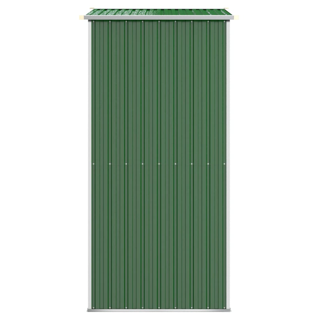 Abrigo de jardim 192x108x223 cm aço galvanizado verde