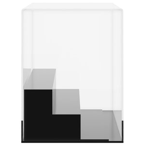 Caixa de exposição 25x12x16 cm acrílico transparente