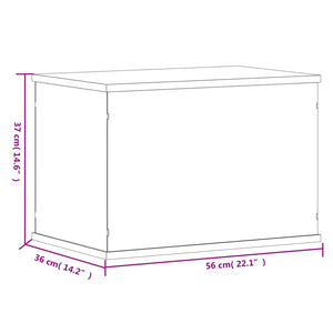 Caixa de exposição 56x36x37 cm acrílico transparente