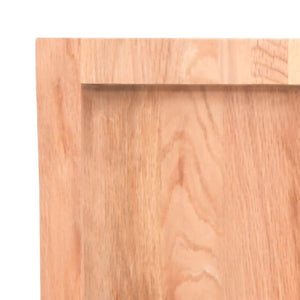 Bancada p/ WC 40x30x6 cm madeira maciça tratada castanho-claro