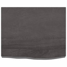 Cargar imagen en el visor de la galería, Bancada p/ WC 60x50x6 cm madeira tratada maciça cinza-escuro

