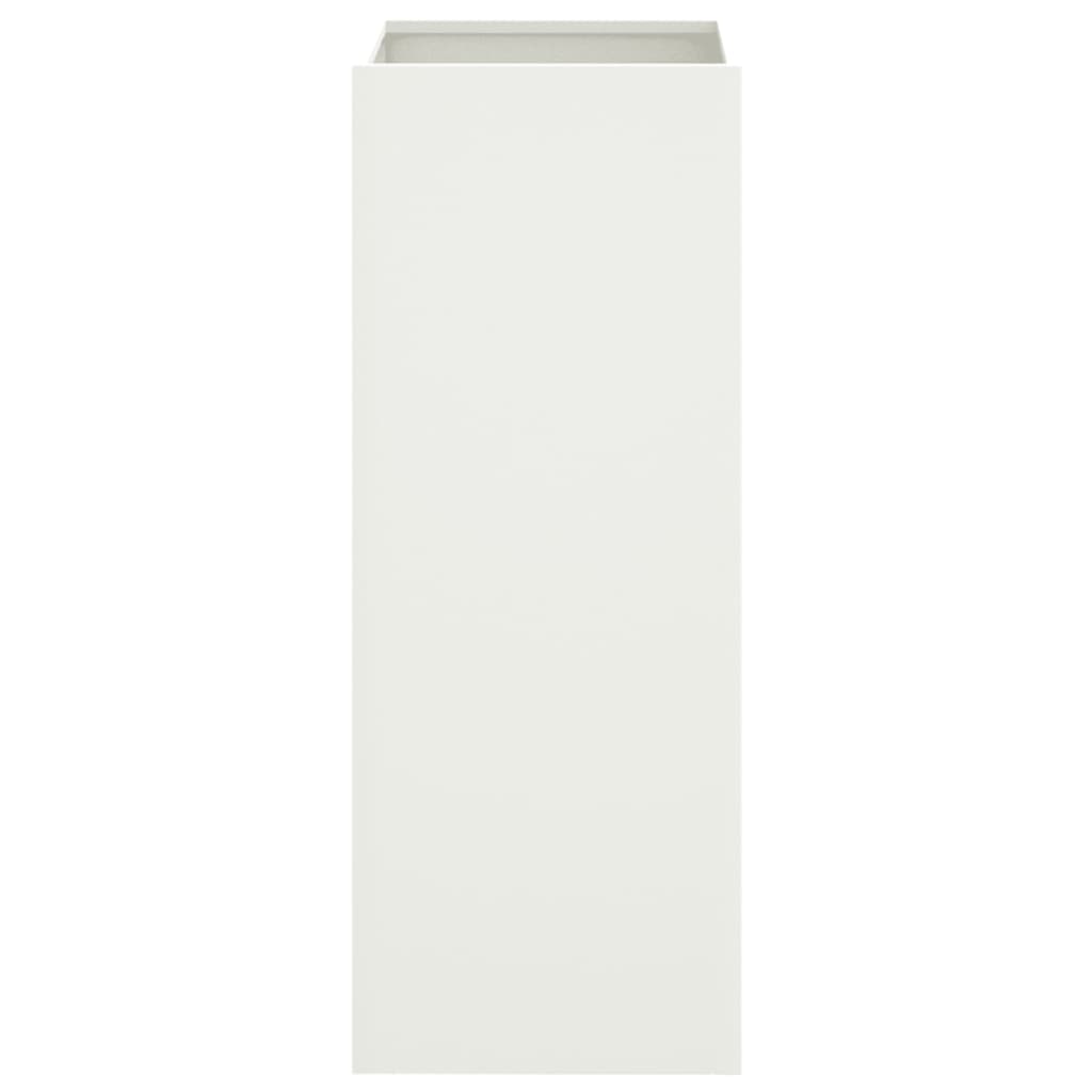 Vaso/floreira 32x29x75 cm aço laminado a frio branco