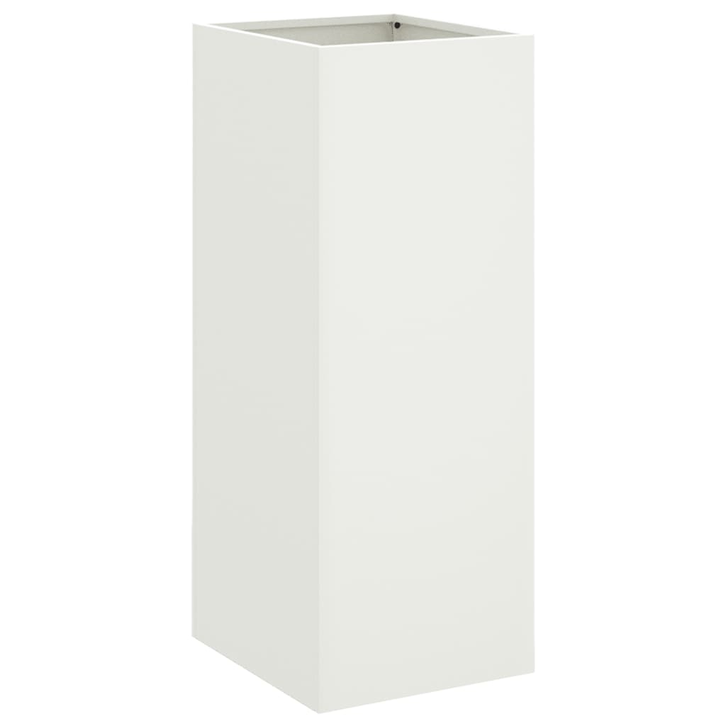 Vaso/floreira 32x29x75 cm aço laminado a frio branco