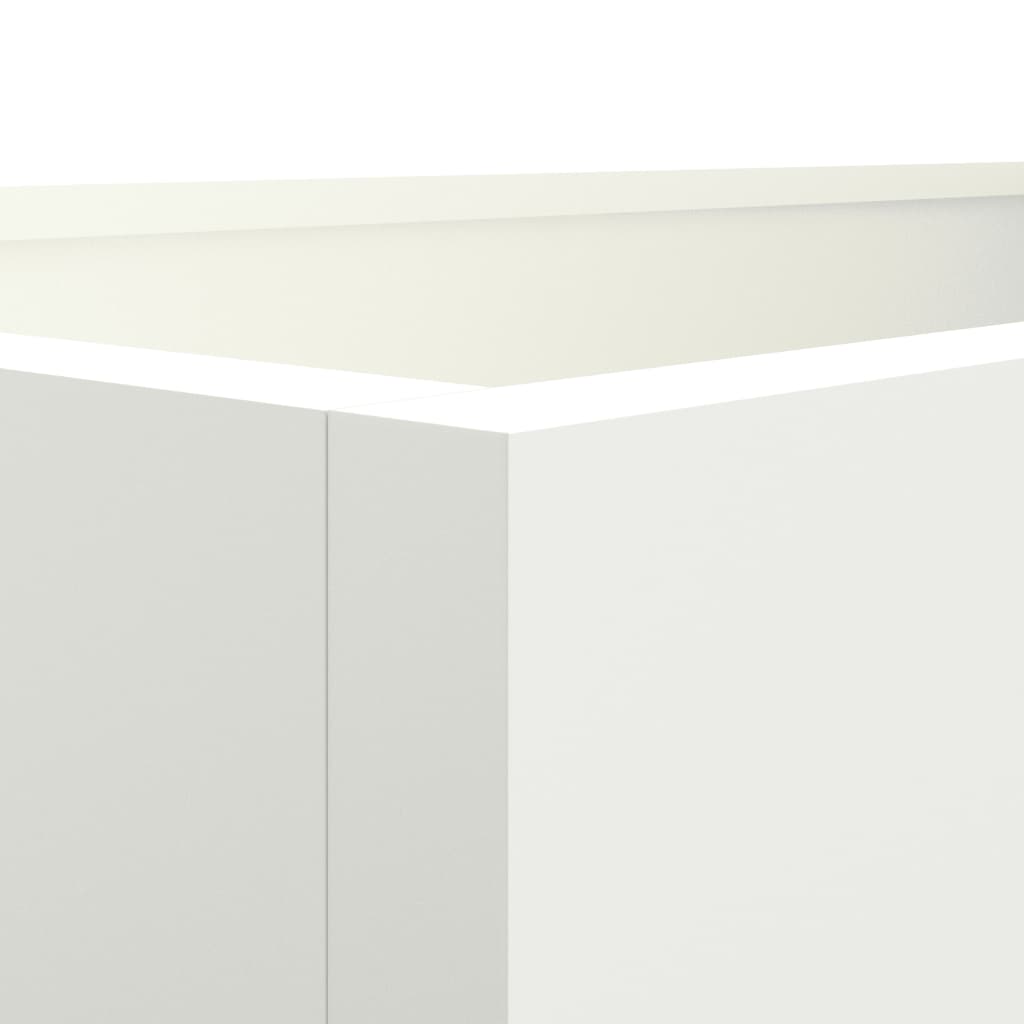 Vaso/floreira 62x40x39 cm aço laminado a frio branco