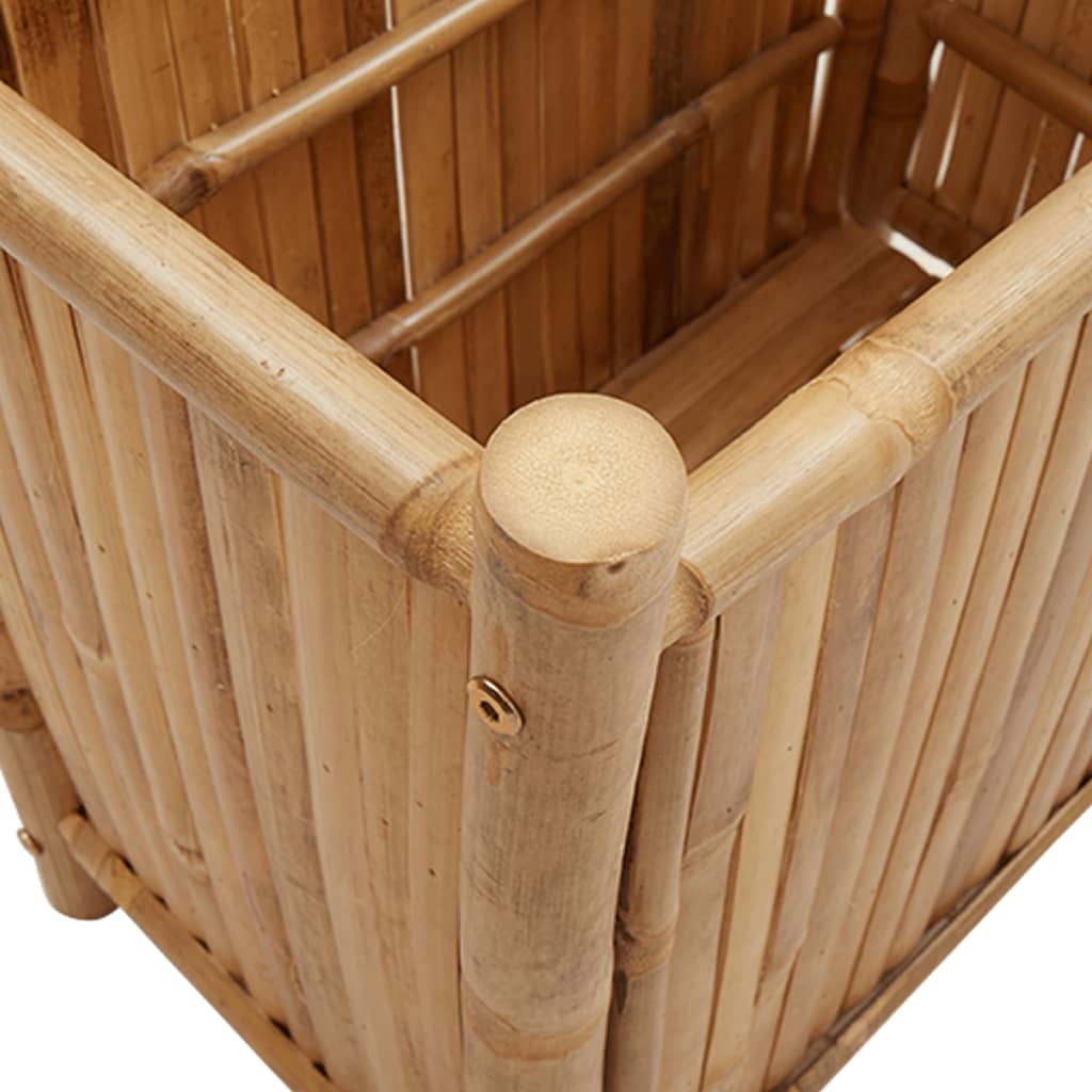 Vaso/floreira de jardim 50x30x50 cm bambu