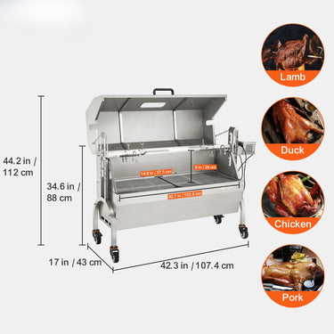 grelhador forno de leitao frango churrasco pernil etc novos com motor
