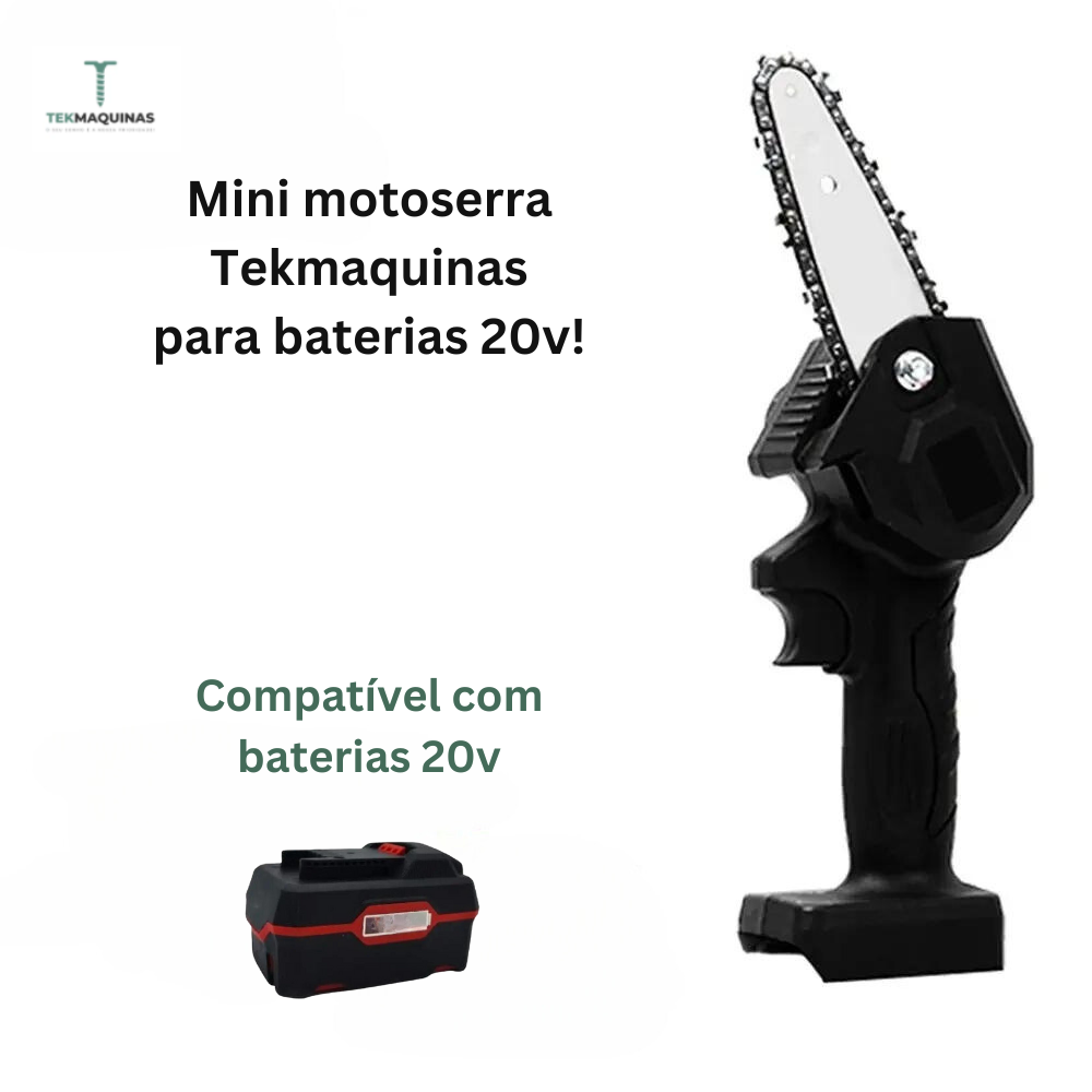 Mini motoserra para baterias 20v! serra