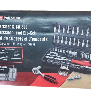 Jogo de Chaves de Engrenagem, 46 peças, Parkside B-ware