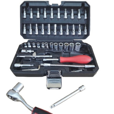 Jogo de Chaves de Engrenagem, 46 peças, Parkside B-ware