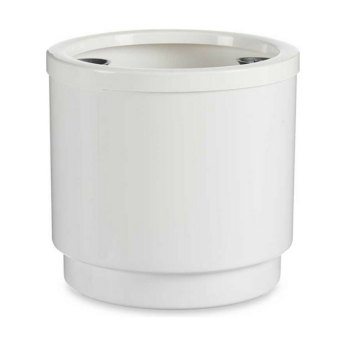 Vaso Autoirrigante Bianco polipropilene (26 x 25 x 26 cm) (4 Unità)