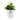 Plantador Stefanplast Branco Plástico 24 x 22,5 x 24 cm (6 Unidades)
