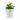Plantador Stefanplast Branco Plástico 29 x 27 x 29 cm (6 Unidades)