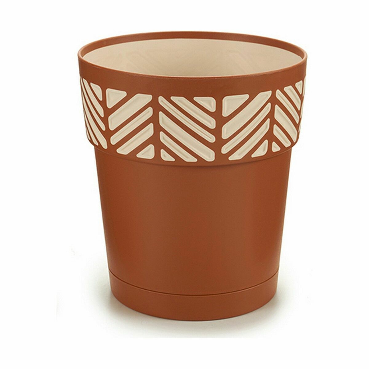 Maceta Autorriego Stefanplast Orfeo Terracota Plástico 15 x 15 x 15 cm (12 Unidades)