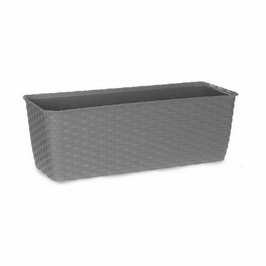 Floreira Stefanplast Cinzento Plástico 15,5 x 13,5 x 39 cm (12 Unidades)