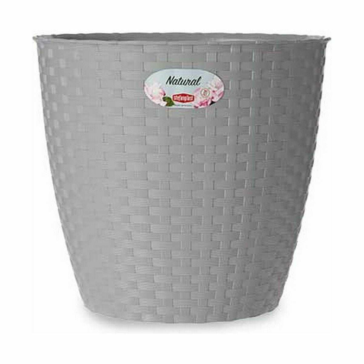 Vaso Stefanplast Grigio Plastica 24 x 22,3 x 24 cm (6 Unità)