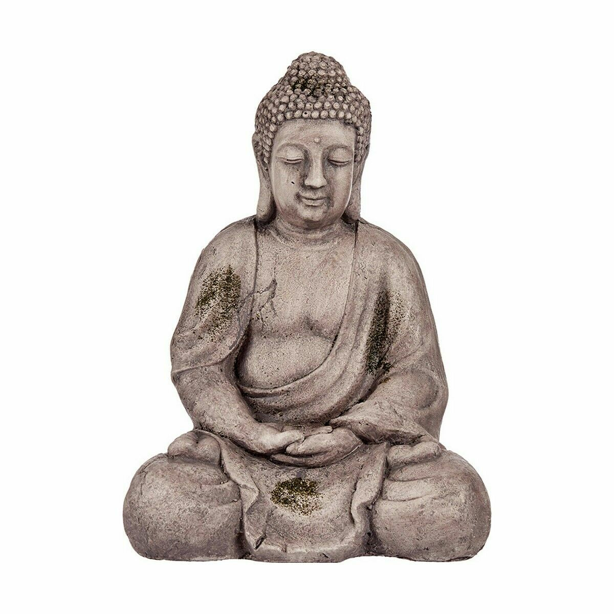 Statua Decorativa da Giardino Buddha Poliresina 23 x 42 x 30 cm (2 Unità)