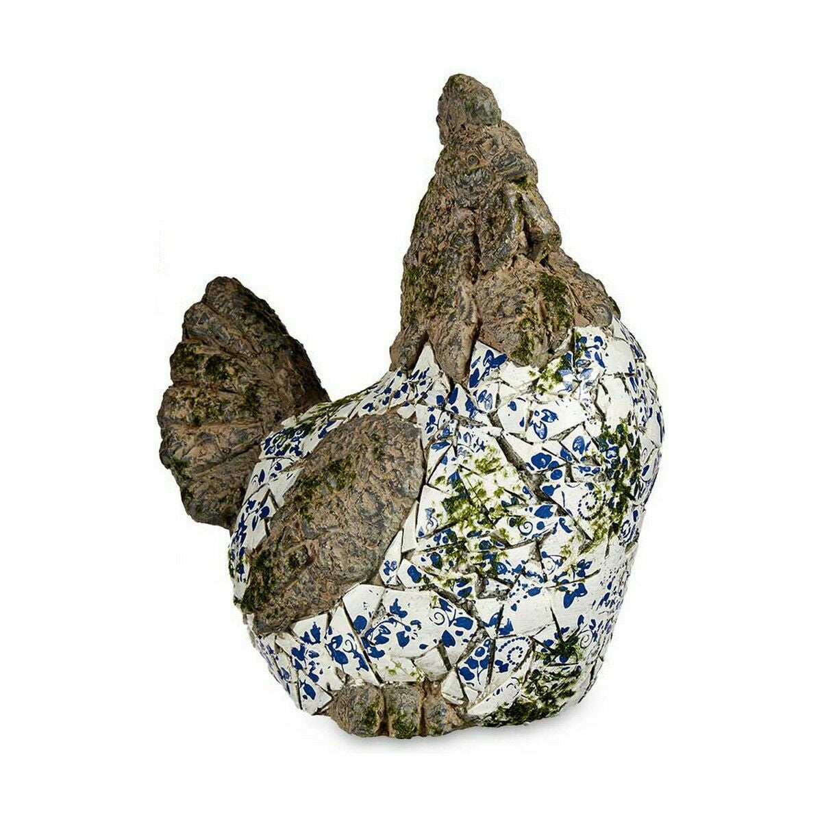 Figura Decorativa para Jardín Gallina Poliresina 22,5 x 39 x 34 cm (2 Unidades)