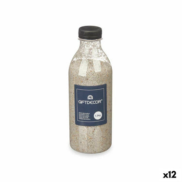 Areia decorativa Cinzento 1,2 kg (12 Unidades)