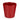 Vaso Ø 14 cm Rosso (6 Unità)