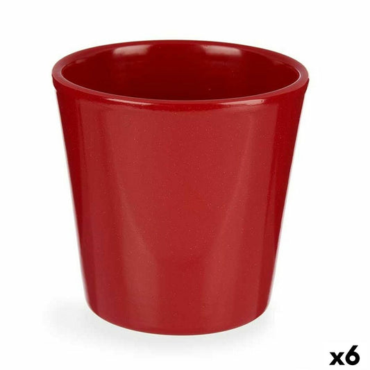 Vaso Ø 14 cm Vermelho (6 Unidades)