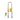 Lucchetto con chiave EDM Regolabile Ottone Arco (6-16 cm)