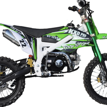 Pit Bike 125cc 4 Tempos 4 Velocidades 17/14 Polegadas Verde Enduro Cross Engine