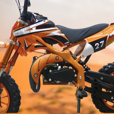 Pocket bike dirt bike pocket cross 49cc infantil cross bike KXD 701 laranja