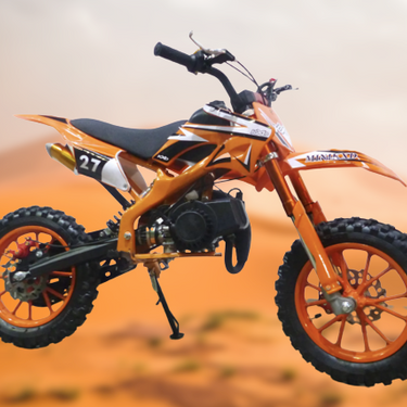 Pocket bike dirt bike pocket cross 49cc infantil cross bike KXD 701 laranja