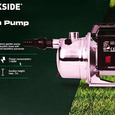 Bomba de Jardim Parkside PGPS 1100 B2, 4600 l/h B-ware
