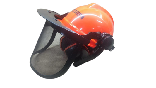 Capacete florestal PARKSIDE, adequado para trabalhar com equipamentos de corte, viseira dobrável B-ware