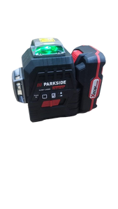 Laser de linha cruzada sem fio PARKSIDE PERFORMANCE 20 V »PKLLP 3360 A1«, sem bateria e carregador B-ware