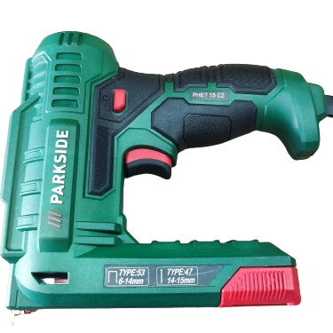 Agrafador elétrico PARKSIDE hobby "PHET 15 C2", incluindo grampos e pregos B