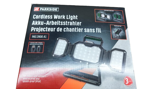 Luz dobrável Parkside PAS 2800 A1 2800 lm B