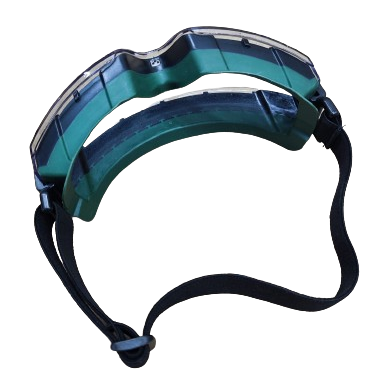 Óculos de segurança PARKSIDE, com campo de visão panorâmico resistente a riscos (verde) B