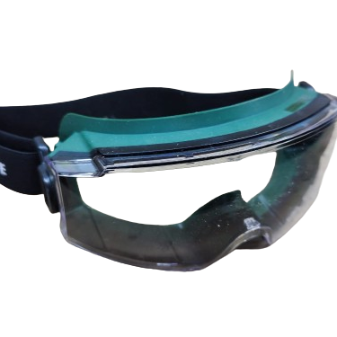 Óculos de segurança PARKSIDE, com campo de visão panorâmico resistente a riscos (verde) B