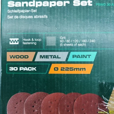 Lixa Parkside PSWD 30 A1, 30 peças