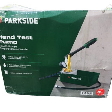 Bomba Manual de Teste, para Instalações Sanitárias e de Aquecimento Parkside B-ware