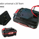 Adaptador Universal Para Baterias Parkside X20V