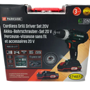 Aparafusadora Parkside »Pabs 20-Li F7« Com 2 Baterias E Caixa Acessórios B-Ware