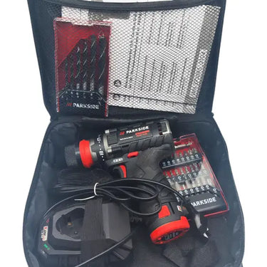 Aparafusadora Parkside Performance »Pbspa 12 B2 12V« (Duas Baterias E Carregador Incluido Brocas