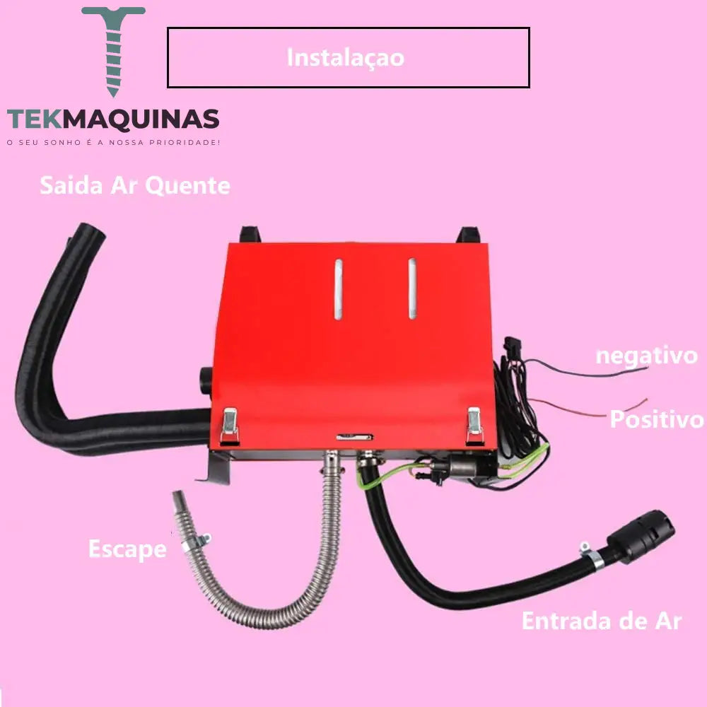 Aquecedor A Gasoleo Para Casa/ Carro. Diesel Automatico 12/20V