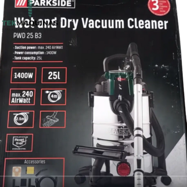 Aspirador De Líquidos E Sólidos Parkside® »Pwd 25 B3 B-Ware