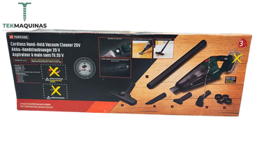 Aspirador De Mão Sem Fio Parkside 20V Com Tubo Para Chão »Phssa 20-Li C1« Bateria E Carregador